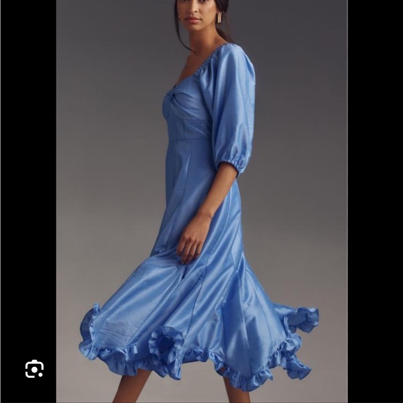 HUTCH PRINTED TWIST-FRONT PUFF-SLEEVE RUFFLE-HEM DRESS
Anthropology - Picture 8 of 8